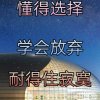 在逆境中坚持的头像