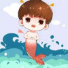 游泳的鱼的头像