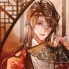 凋零的红色樱花草的头像