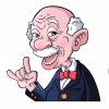 一个老男人的头像