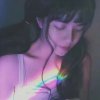 天真的小女孩的头像